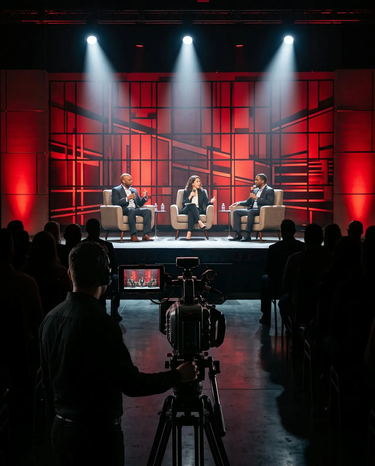 Panel de discusión transmitido en vivo